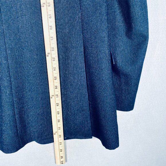 Vintage Yves Saint Laurent Blazer Mens 42R Blue Wool Sport Coat Jacket France - Picture 13 of 14